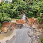 Vídeo: veja imagens áreas de como ficou o Parque Lagoa do Nado, em BH, após rompimento de barragem