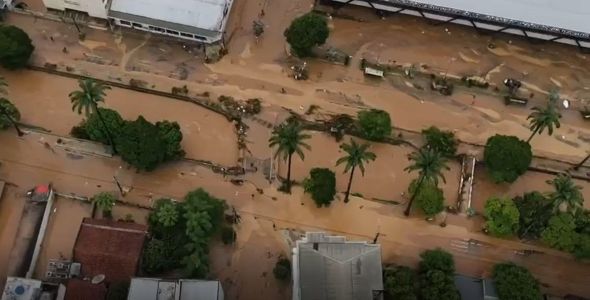 Rio Ubá, que dá nome para a cidade, chegou a subir 8 metros