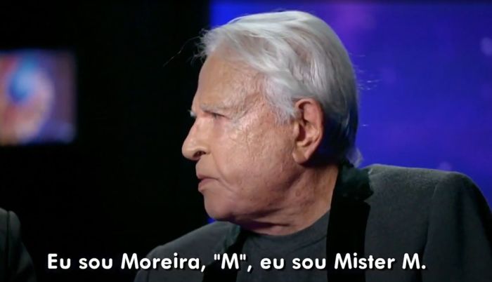 Mister M reencontra Fantástico e Cid Moreira. Mister M reencontra Fantástico e Cid Moreira.