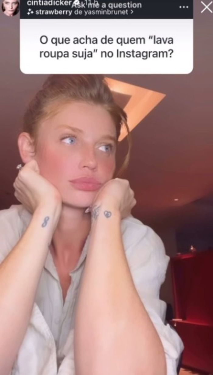 Cintia Dicker, mulher de Pedro Scooby alfineta Luana Piovani nas redes