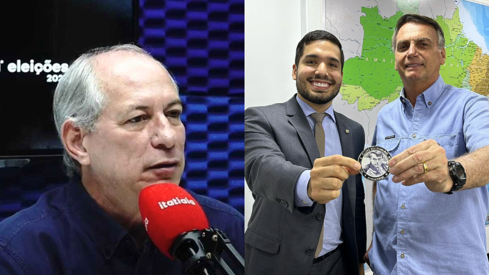 Bolsonaro diz que Ciro Gomes e a esquerda apoiaram André Fernandes em Fortaleza