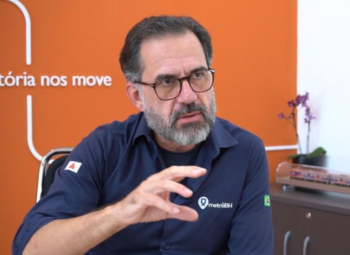  Cláudio Castro, presidente da concessionária Metrô BH