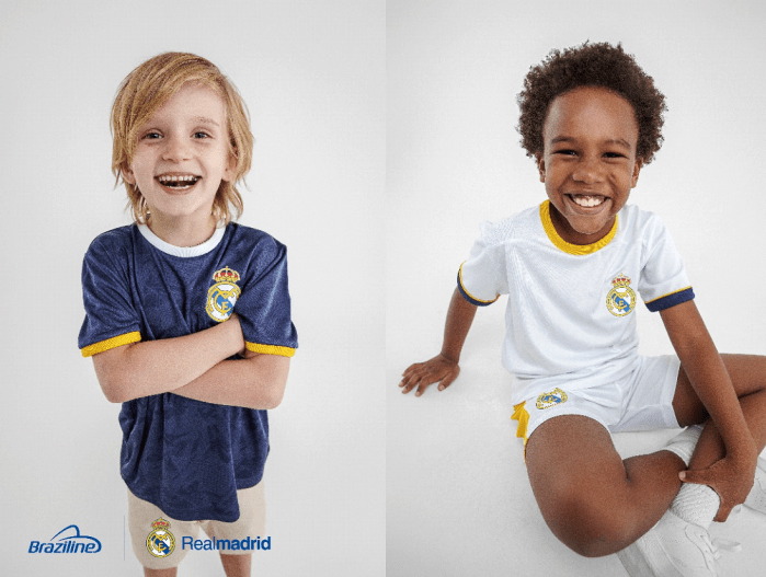 Real Madrid lançou coleção exclusiva no Brasil em parceria com a Braziline Real Madrid lançou coleção exclusiva no Brasil em parceria com a Braziline