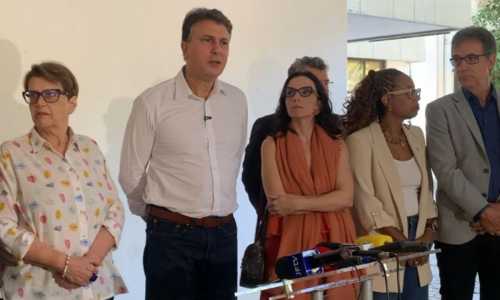 Coletiva foi realizada nesta segunda-feira (16)
