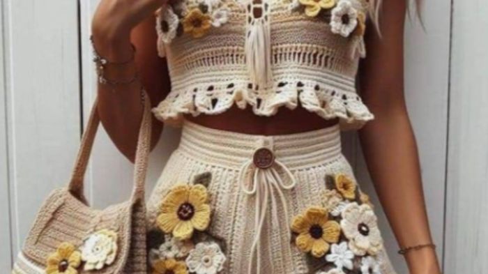 Como combinar crochê com outras texturas e criar looks sofisticados