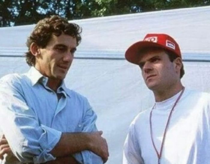 Ayrton Senna e Rubens Barrichello
