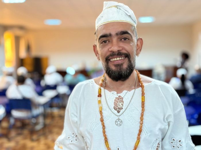 Representado os Catopês, Renato Antônio, participou da Conferência e defendeu a tolerância religiosa
