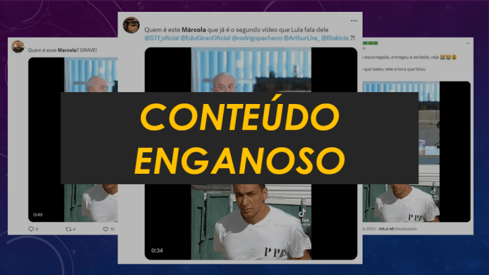 Conteúdo é enganoso ao associar criminoso a assessor de Lula