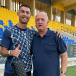 Felipão se encontra com Cristiano Ronaldo em visita ao Al-Nassr, na Arábia Saudita