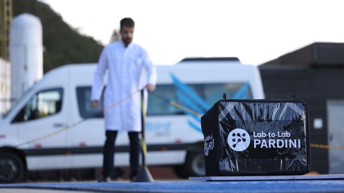 Transporte de amostras por drone na Grande BH 