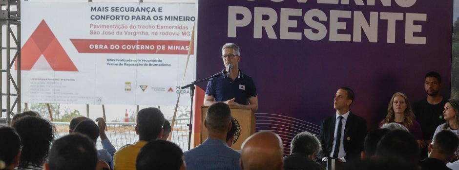Governo de Minas inaugura primeira obra de pavimentação de rodovia do Acordo de Reparação de Brumadinho