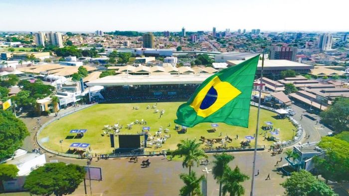 Vista aérea do Parque Fernando Costa