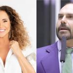 Daniela Mercury questiona demora de Nunes Marques, do STF, em ação contra Eduardo Bolsonaro