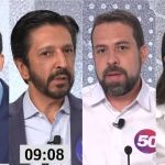 Debate em SP tem pressão de Marçal a Nunes e Tabata sobre Bíblia e a Boulos por uso de drogas