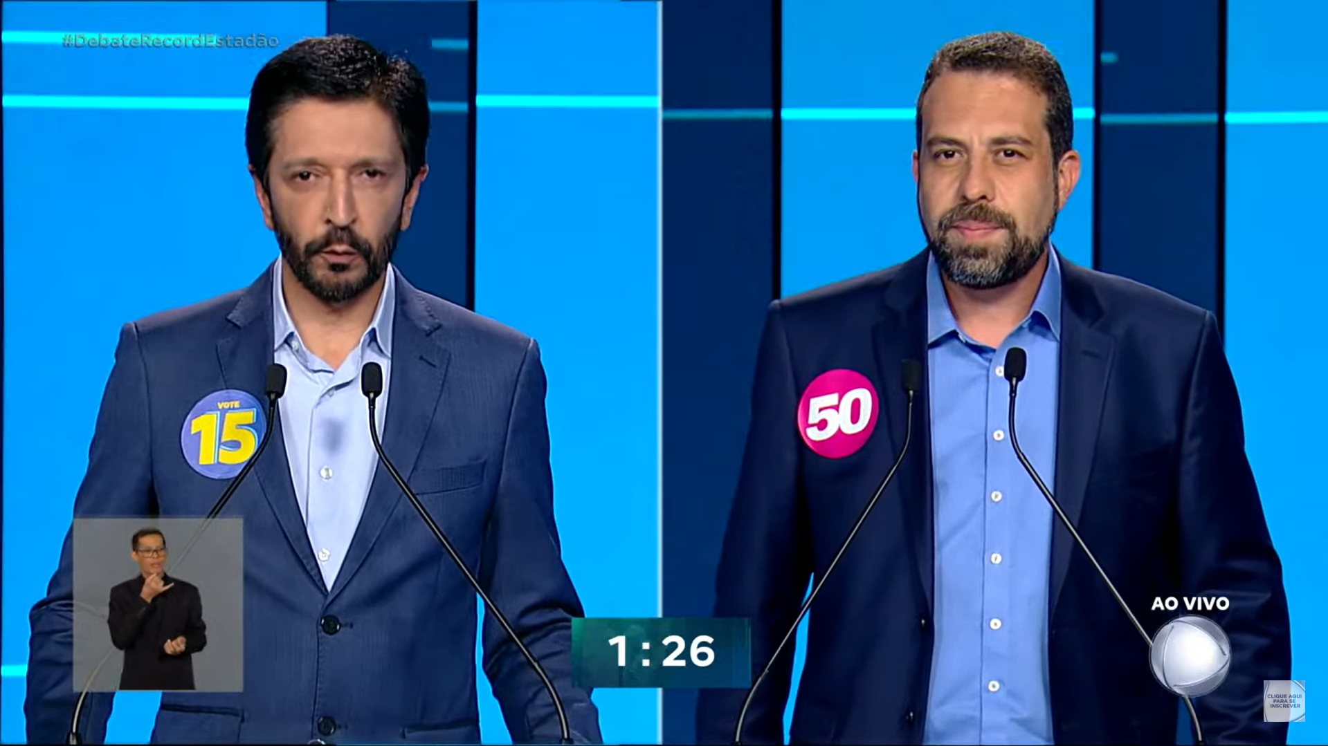 Debate em SP: Enel, apagão e 'ideologias' fazem Nunes versus Boulos ter repeteco de temas