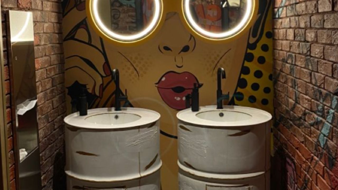 Decoração com tambores