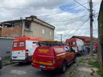 Desabamento no bairro Paraíso