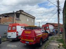 Desabamento no bairro Paraíso