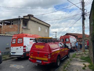 Desabamento no bairro Paraíso