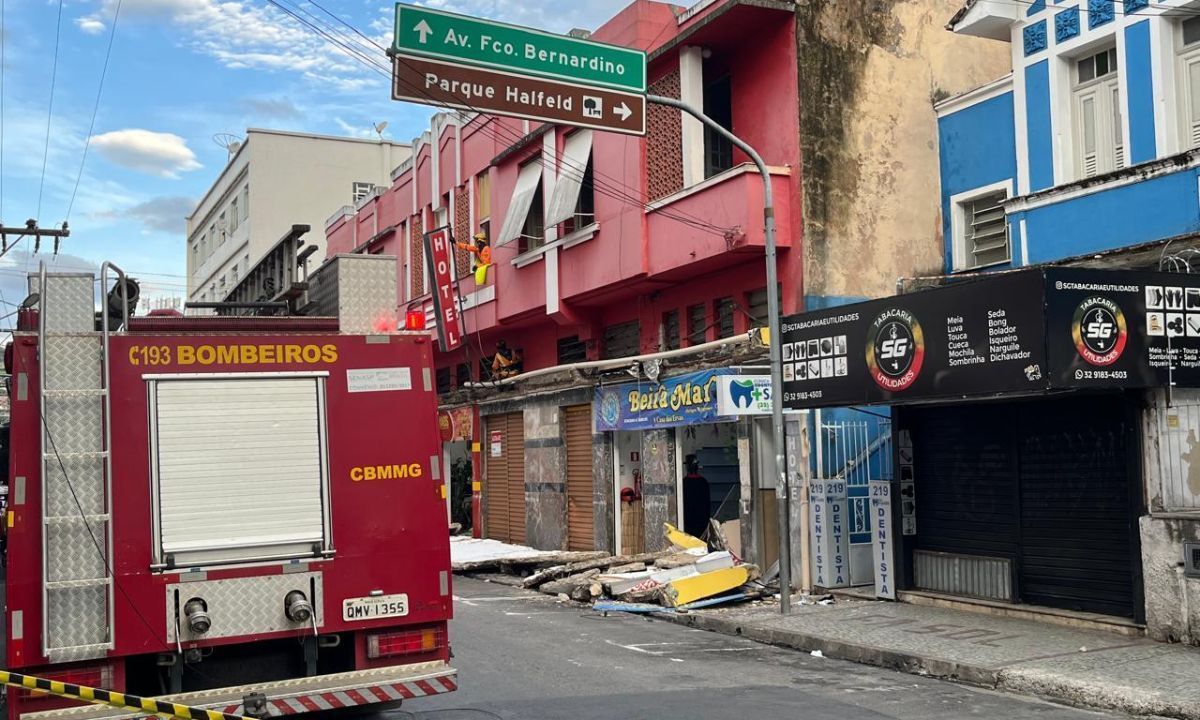 Polícia Civil vai apurar desabamento de marquise que matou professor de música em Juiz de Fora