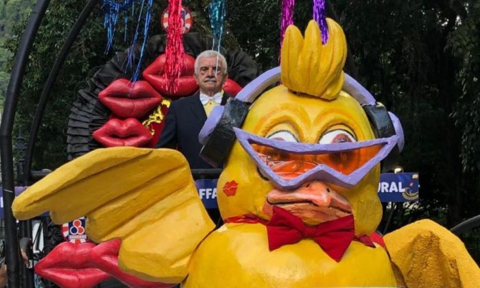 Desfile do Pintinho de Ouro no Carnaval 2024 em Juiz de Fora Foto Divulgação 