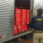 PRF recupera caminhão roubado com carga de Campari avaliada em R$ 200 mil na Grande BH