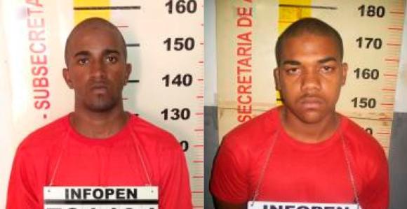 Thales David Martins Lidorio, de 24 anos, e Patrick Maurício Amaral dos Santos, de 23