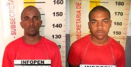 Thales David Martins Lidorio, de 24 anos, e Patrick Maurício Amaral dos Santos, de 23