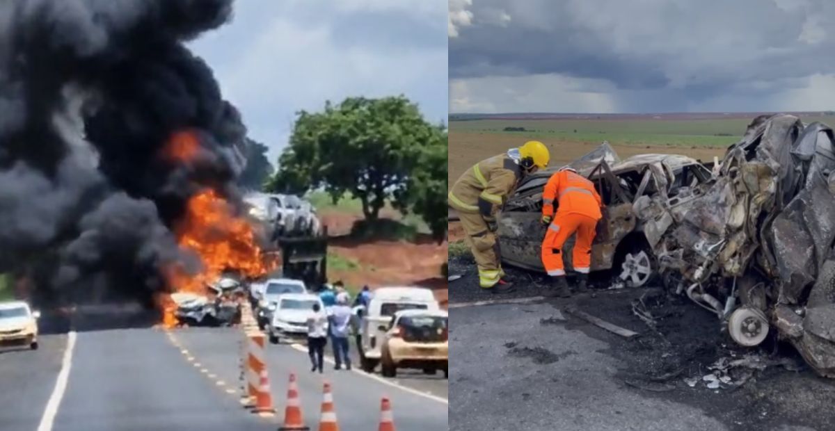 Acidente com carreta cegonheira deixa três mortos na BR-365, em Ituiutaba (MG)