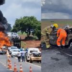 Acidente com carreta cegonheira deixa três mortos na BR-365, em Ituiutaba (MG)