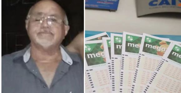 Idoso ganhador de prêmio milionário na Mega-Sena que morreu nesta quarta-feira (4) em Cuiabá (MT)