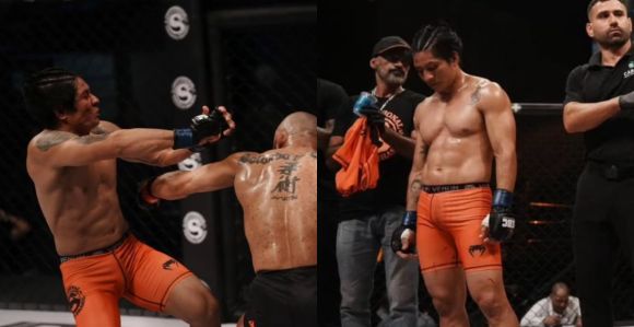 'Topete Dourado', lutador de MMA preso após entrar no ringue