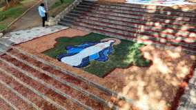 Veja fotos dos tapetes na Igreja São José, em BH