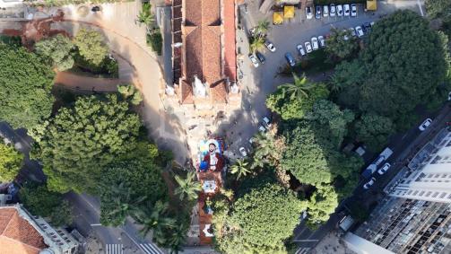 Veja fotos dos tapetes na Igreja São José, em BH