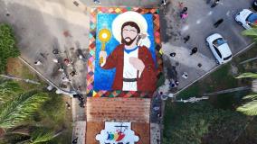 Veja fotos dos tapetes na Igreja São José, em BH