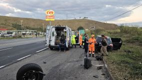 Veja imagens do acidente com cantor Fabiano Menotti