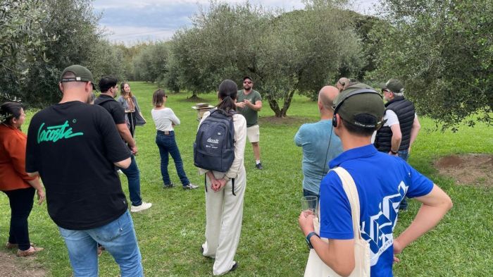 Degustação na Estância das Oliveiras