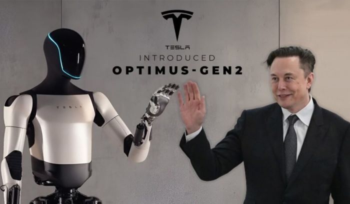 Tesla Optimus e Elon Musk