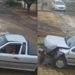 Vídeo: homem bate carro roubado e foge pelado do local do acidente