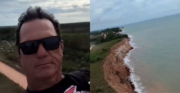 Imagens mostram momento antes do acidente
