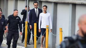 Veja fotos da saída de Oruam