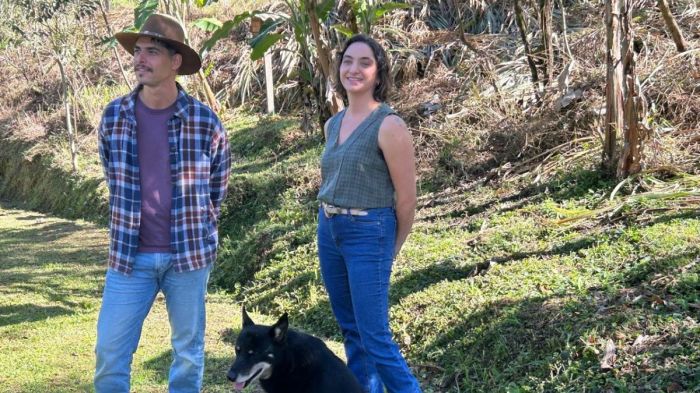 Clara Fernando Antoniazzi, produtores e proprietários da Fazenda Paineiras em Delfim Moreira 