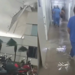 Vídeo: tempestade e ventos fortes arrancam teto de hospital Santa Casa de Misericórdia em Patos de Minas