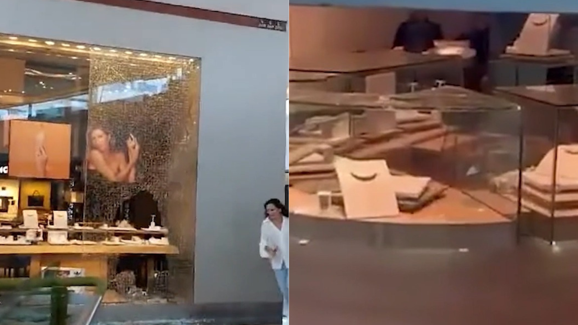 Vídeo: homem é preso por tentar roubar joalheria de shopping e fazer vendedora de refém no AM