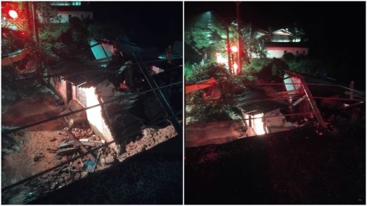 Deslizamento de terra em Serra Negra (SP)