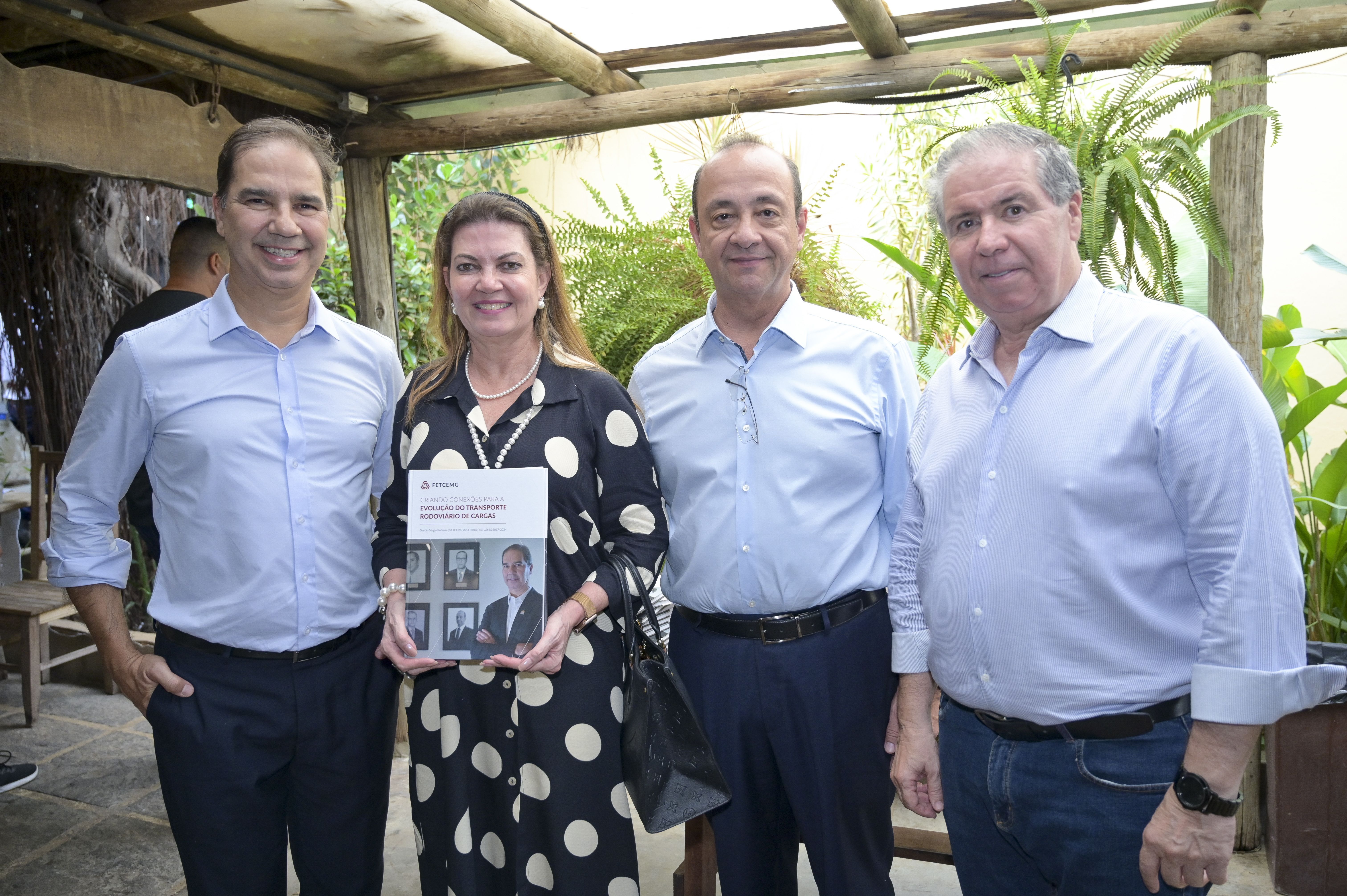 FETCEMG reúne empresários do Transporte de Cargas em almoço de despedida da gestão de Sérgio Pedrosa