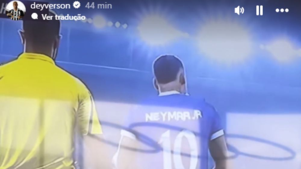 Deyverson, do Atlético, vibra com volta de Neymar após lesão: 'Brilha, craque'