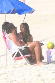 Os dois se encontraram na Barra da Tijuca