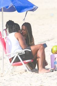 Os dois se encontraram na Barra da Tijuca