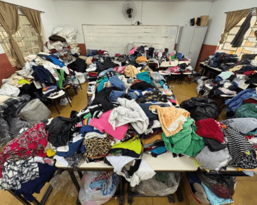 Doações de roupas foram suspensas em Juiz de Fora após tragédia das chuvas